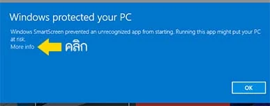 ตัวอย่างตำแหน่งลิงก์ More info